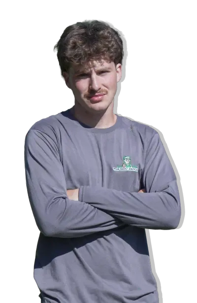 McGuire Barton, manager at Mow Bros Lawn Care